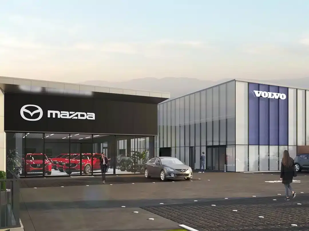 LSG Solutions project project: VOLVO & MAZDA SHOWROOM